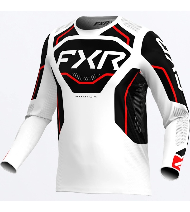 Джерси, FXR, Белый/Черный, 40, XL