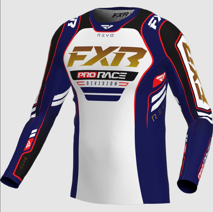 Джерси, FXR, Белый/Синий, 40, XL