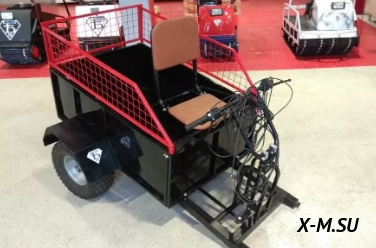 Прицеп для Экспедитора металлический с поворотными колесами