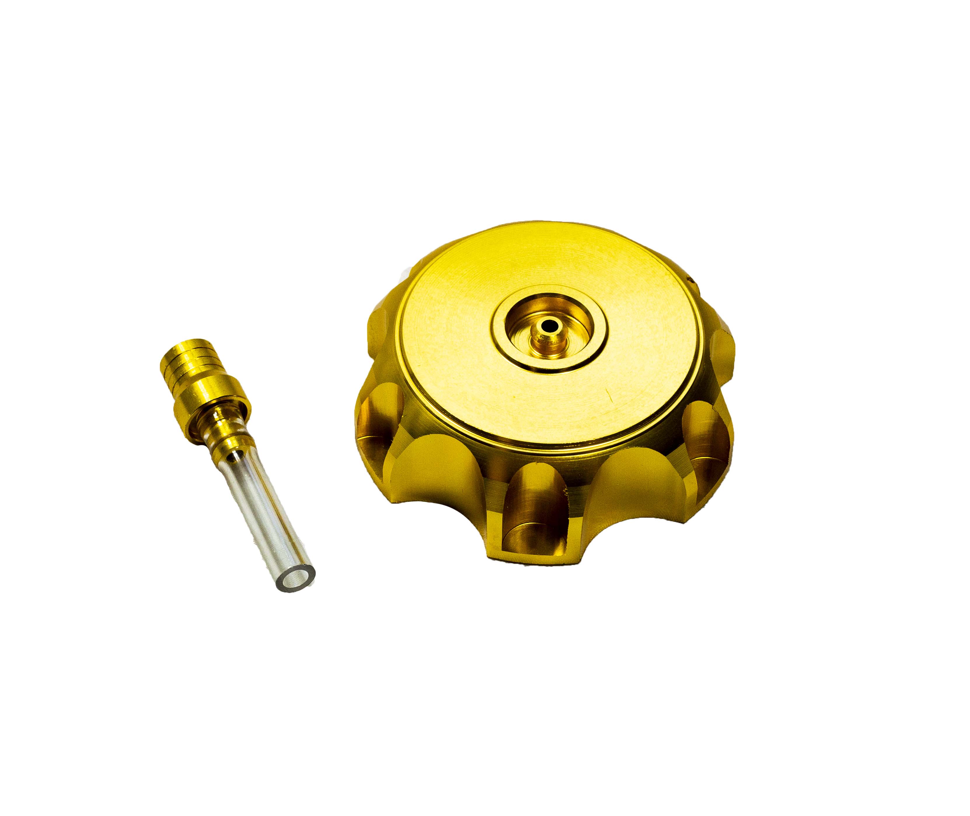 Пробка бензобака кросс CNC золото