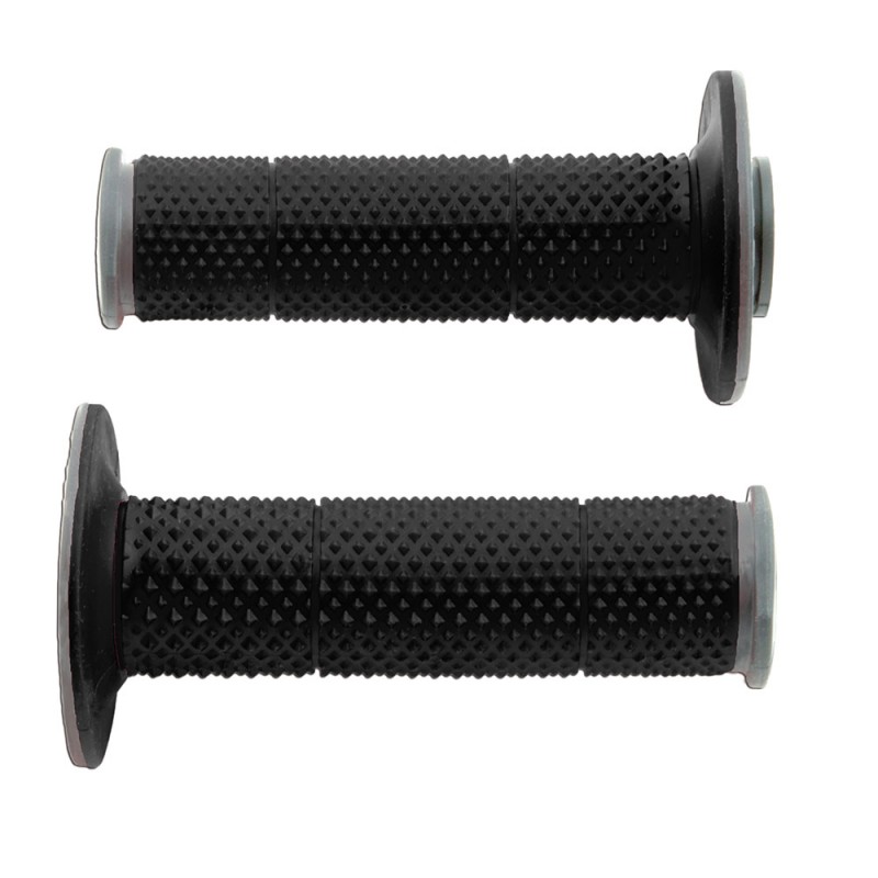 Грипсы R-Tech двухкомпонентные MPR SOFT (мягкие) черные/серые