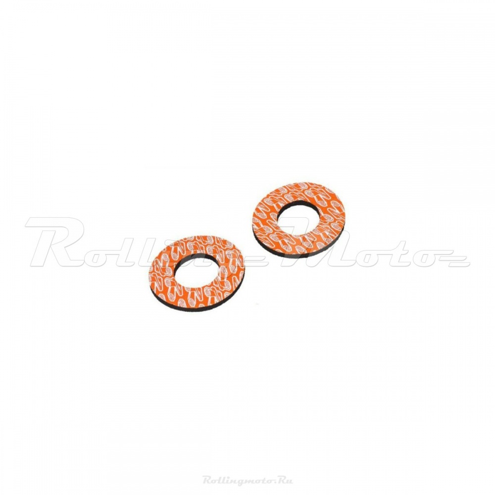 Ограничители (донаты) ручек руля RENTHAL оранжевые