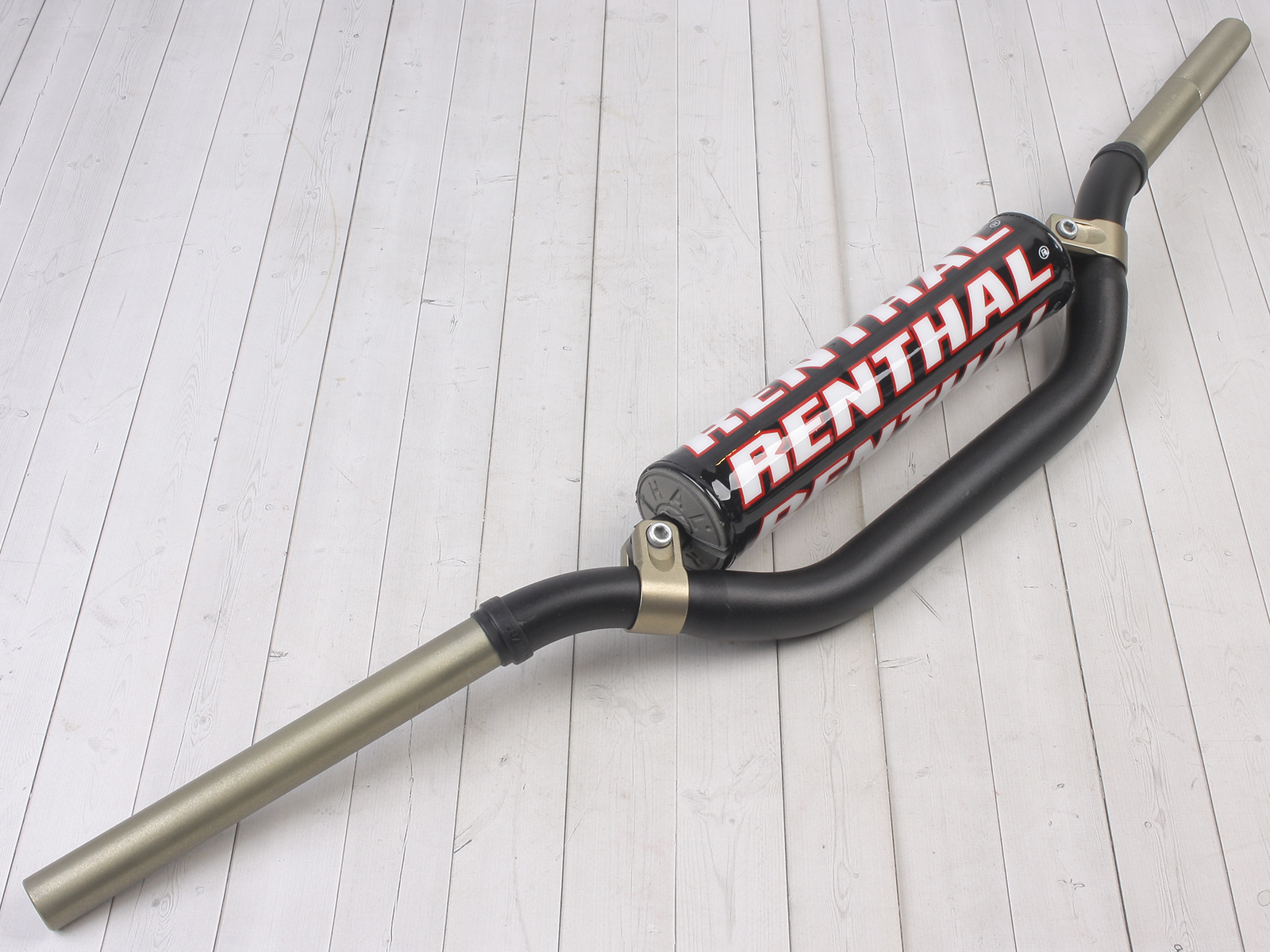 Руль алюминиевый RENTHAL 7/8 MINI MX Kawasaki KX85 780-01-BK (737 x 101 мм) черный