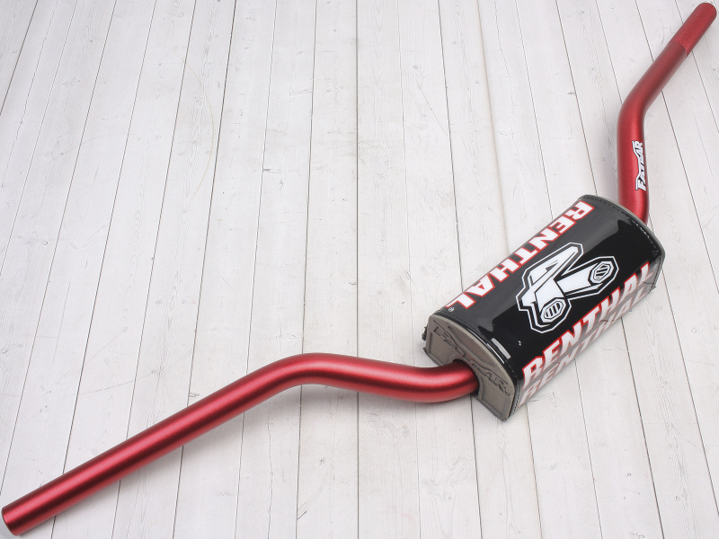 Руль алюминиевый RENTHAL FATBAR MX/Enduro 604-01-RD (804 x 104 мм) красный