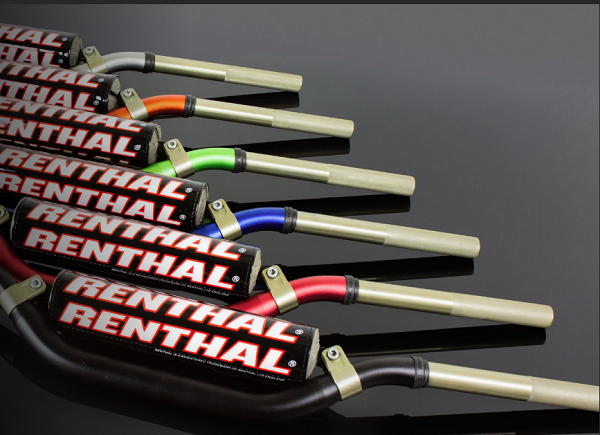 Руль алюминиевый RENTHAL TWINWALL MX/Enduro 996-01-GN (811 x 93 мм) зеленый