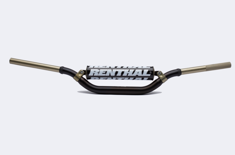 Руль 1-1/8 (28,6 мм) RENTHAL TWINWALL (Yamaha YZ/YZF) 921-01-BK-07-185 черный