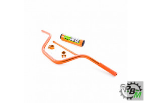 Руль PRO-TAPER алюминевый с перемычкой высокий оранжевый