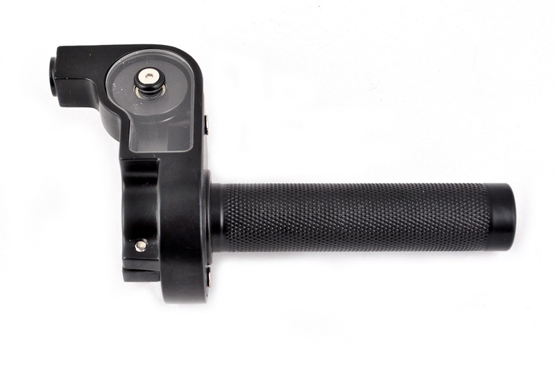 Ручка газа в сборе алюминиевая черная