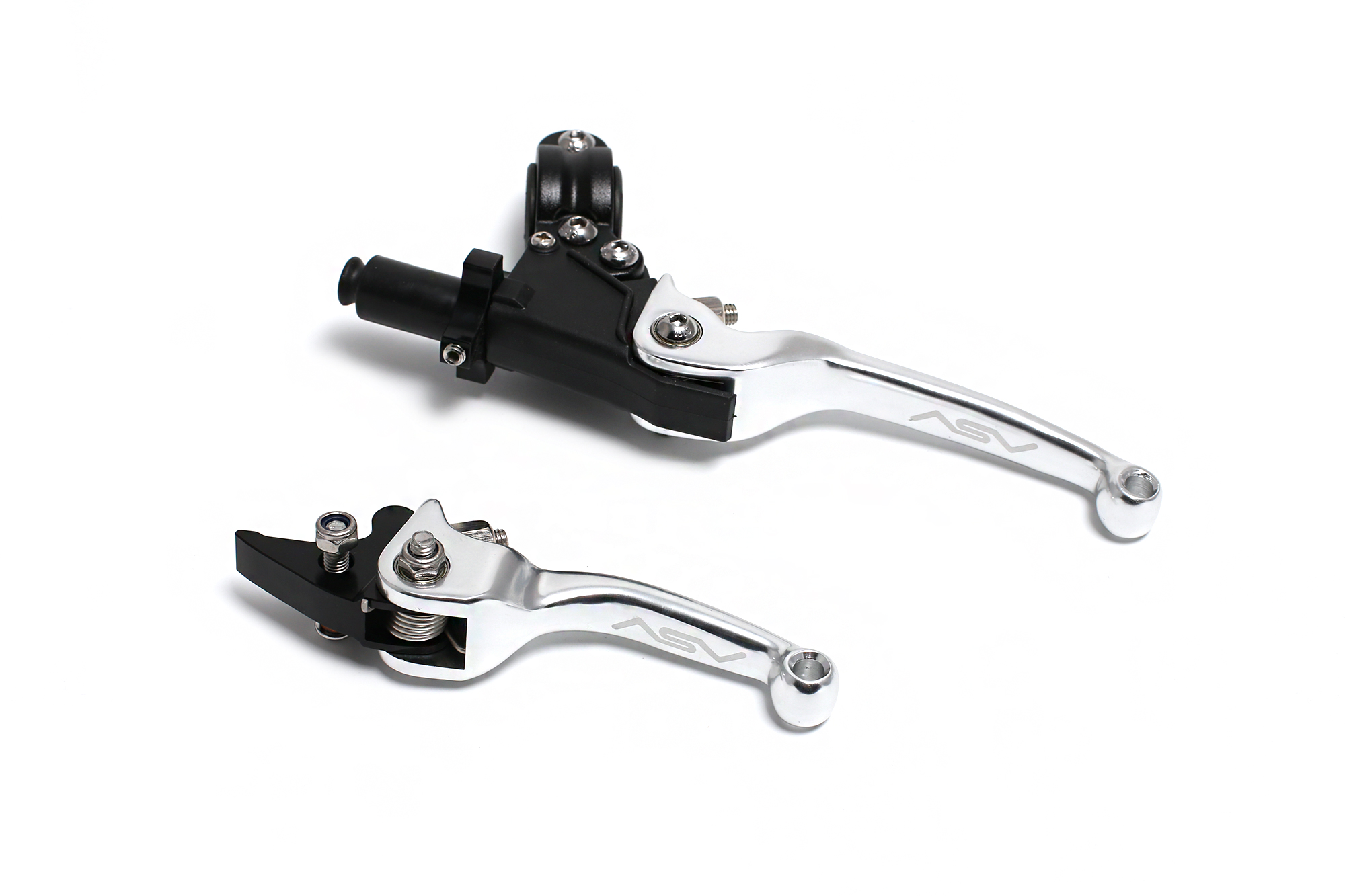 Комплект складных рычагов CNC серебро