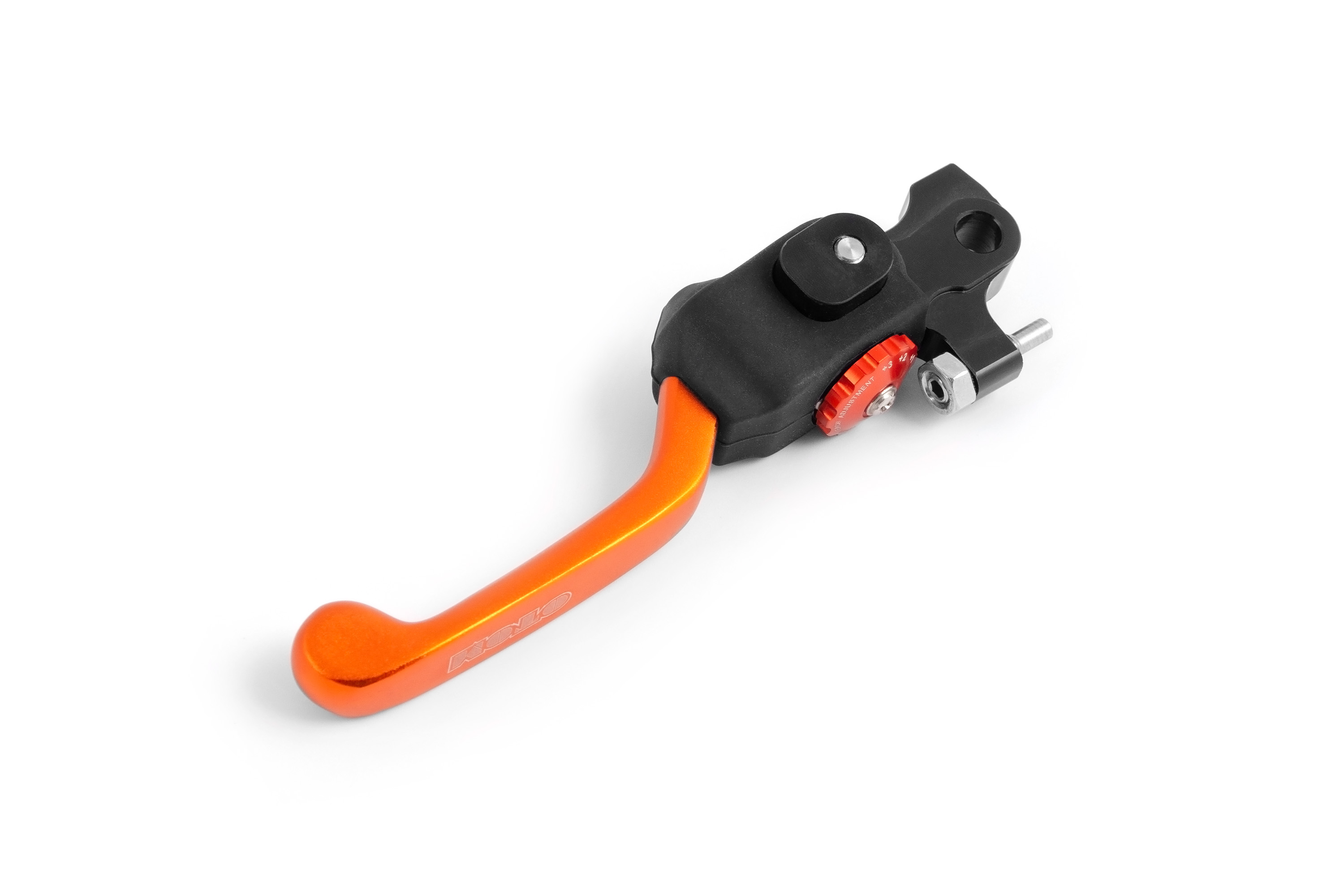 Рычаг тормоза Kayo T4,T6,K6/BSE/Avantis/BRZ x5m-x6s(a) регулируемый, складной 360град. OTOM оранжевый