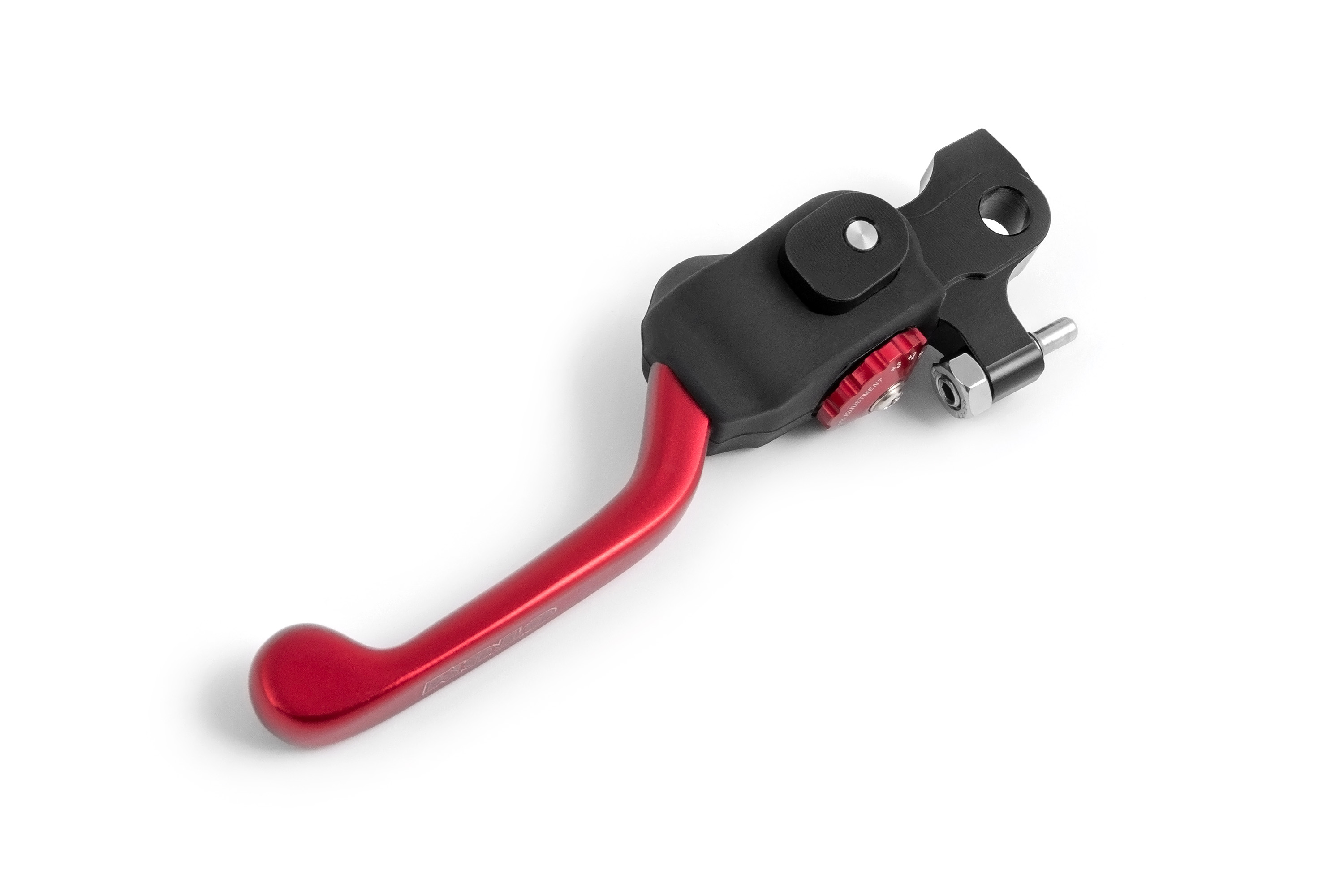 Рычаг тормоза Kayo T4,T6,K6/BSE/Avantis/BRZ x5m-x6s(a) регулируемый, складной 360град. OTOM красный