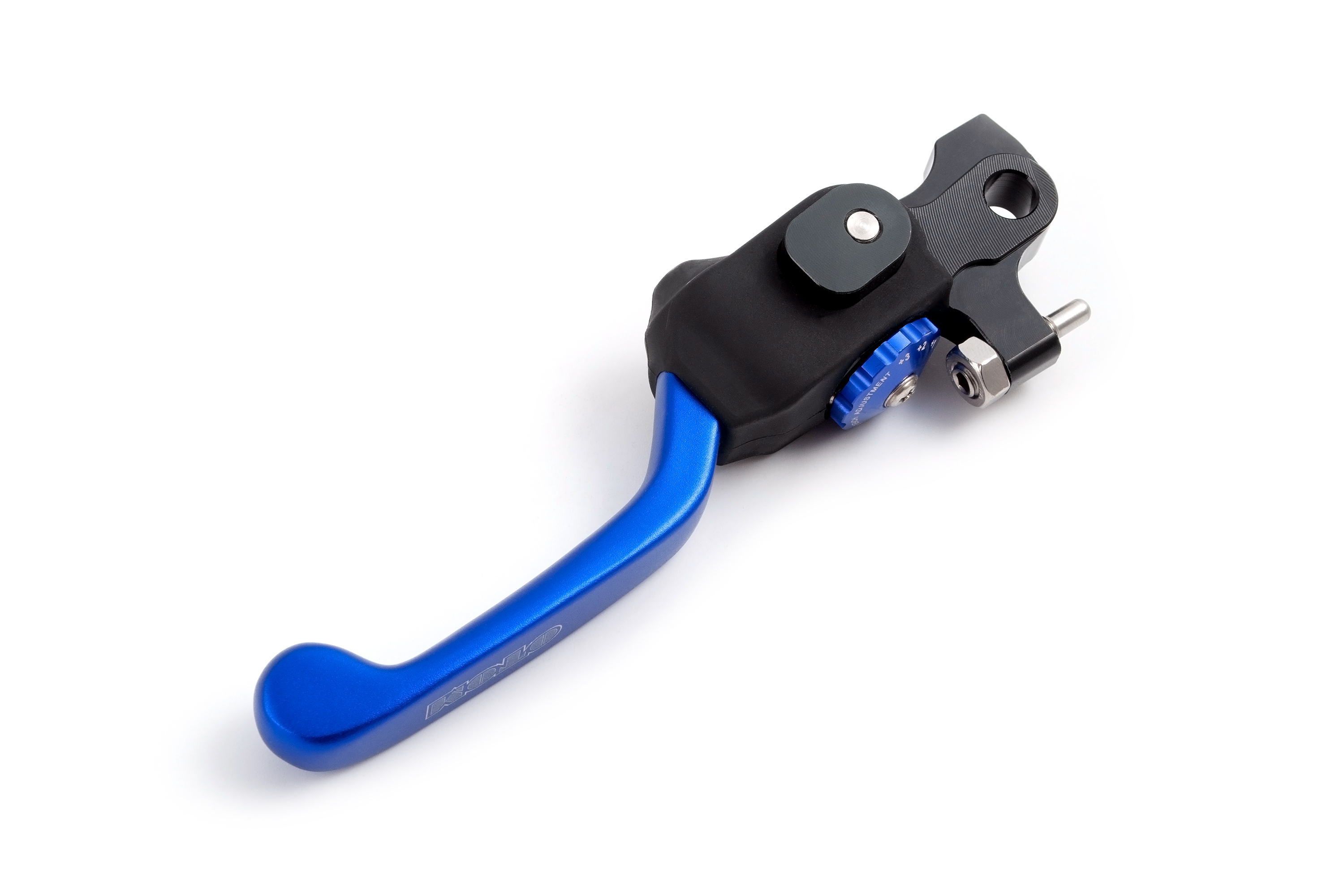 Рычаг тормоза Kayo T4,T6,K6/BSE/Avantis/BRZ x5m-x6s(a) регулируемый, складной 360град. OTOM синий