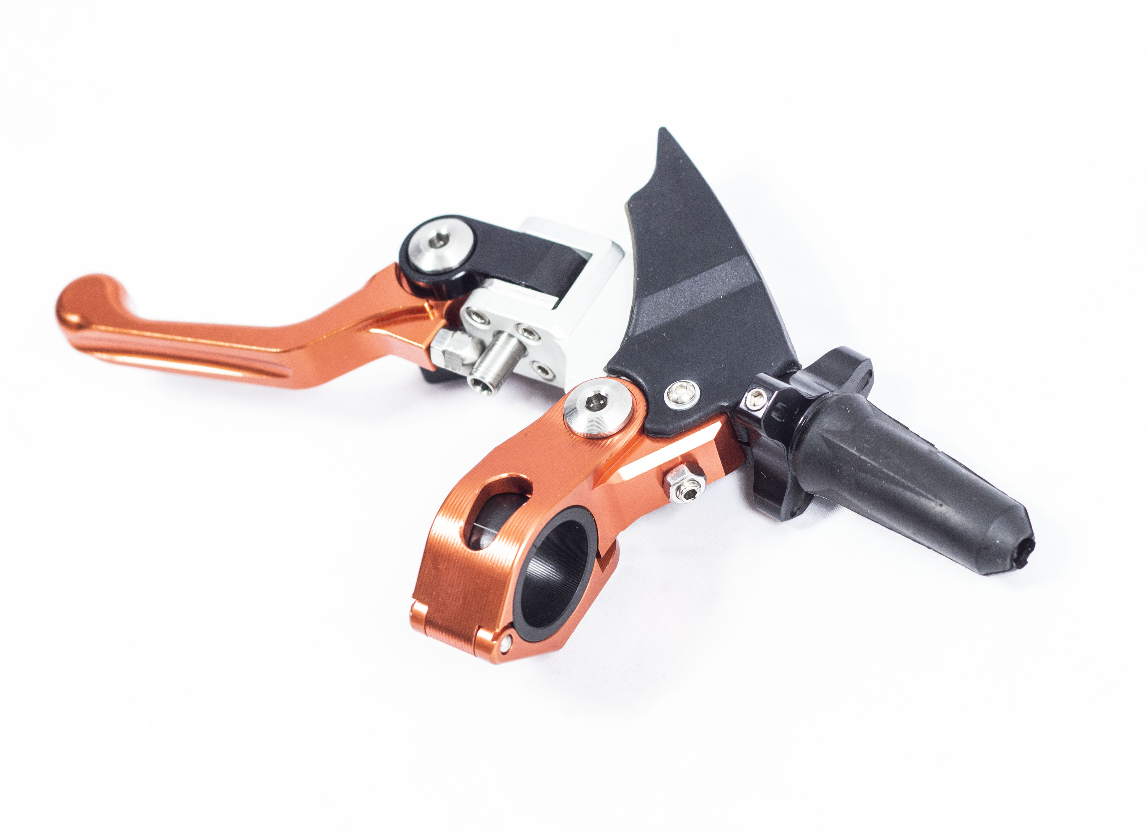 Рычаг сцепления складной в сборе короткий Avantis Enduro 250/250Pro (Оранжевый)