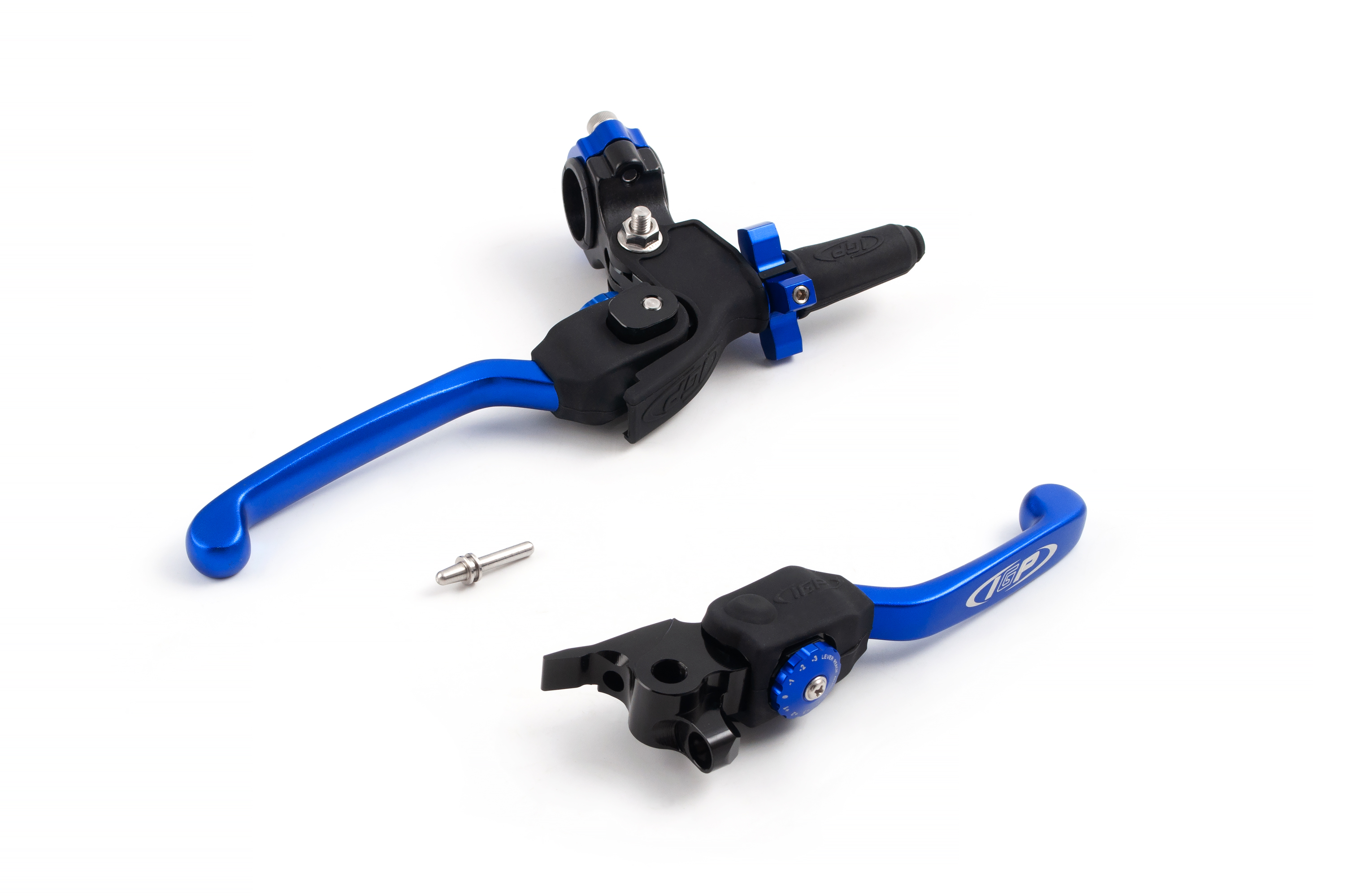 Комплект рычагов сцепления и тормоза IGP 360 GR7/8 синие