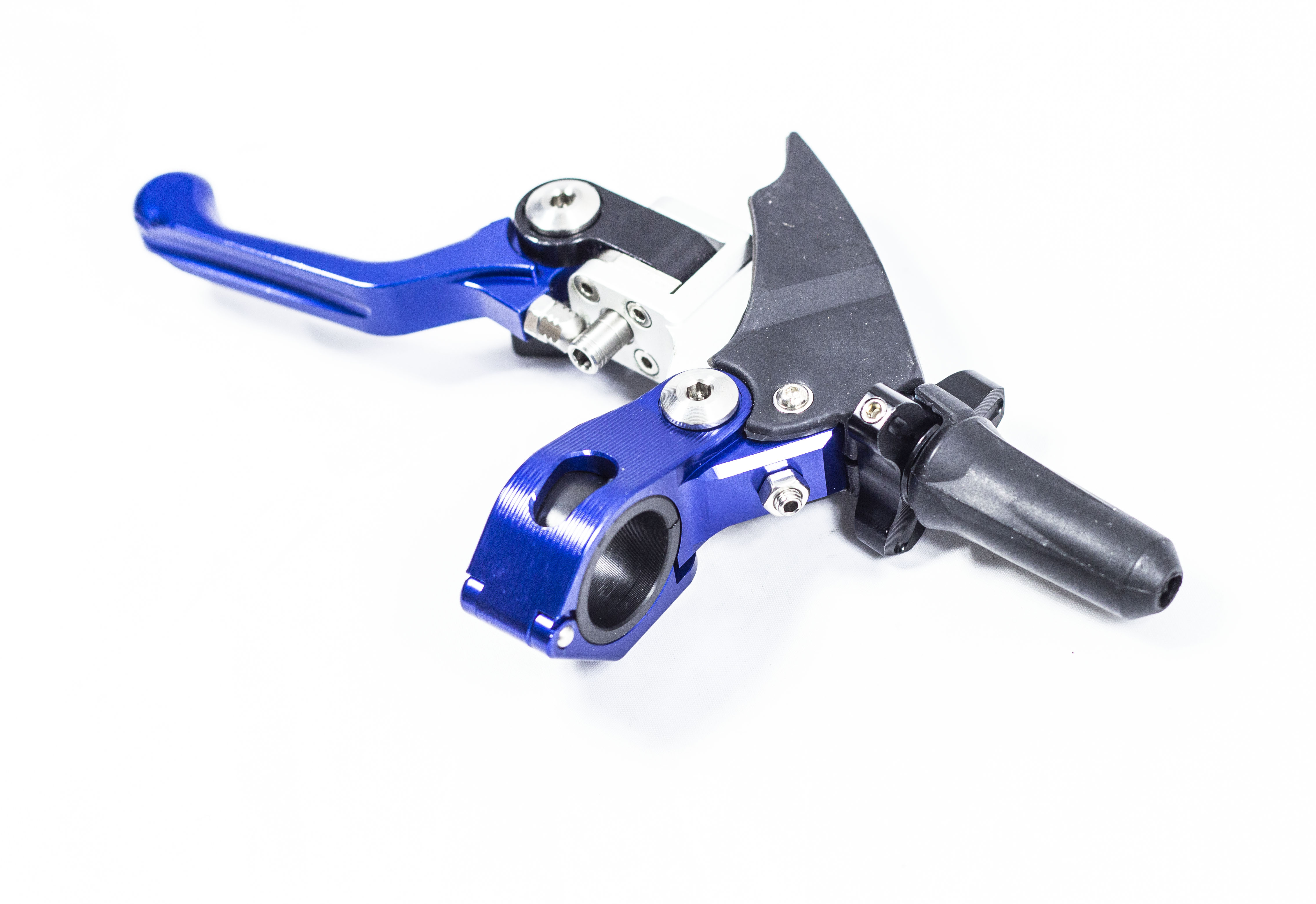 Рычаг сцепления складной в сборе короткий Avantis Enduro 250/250Pro (Синий)