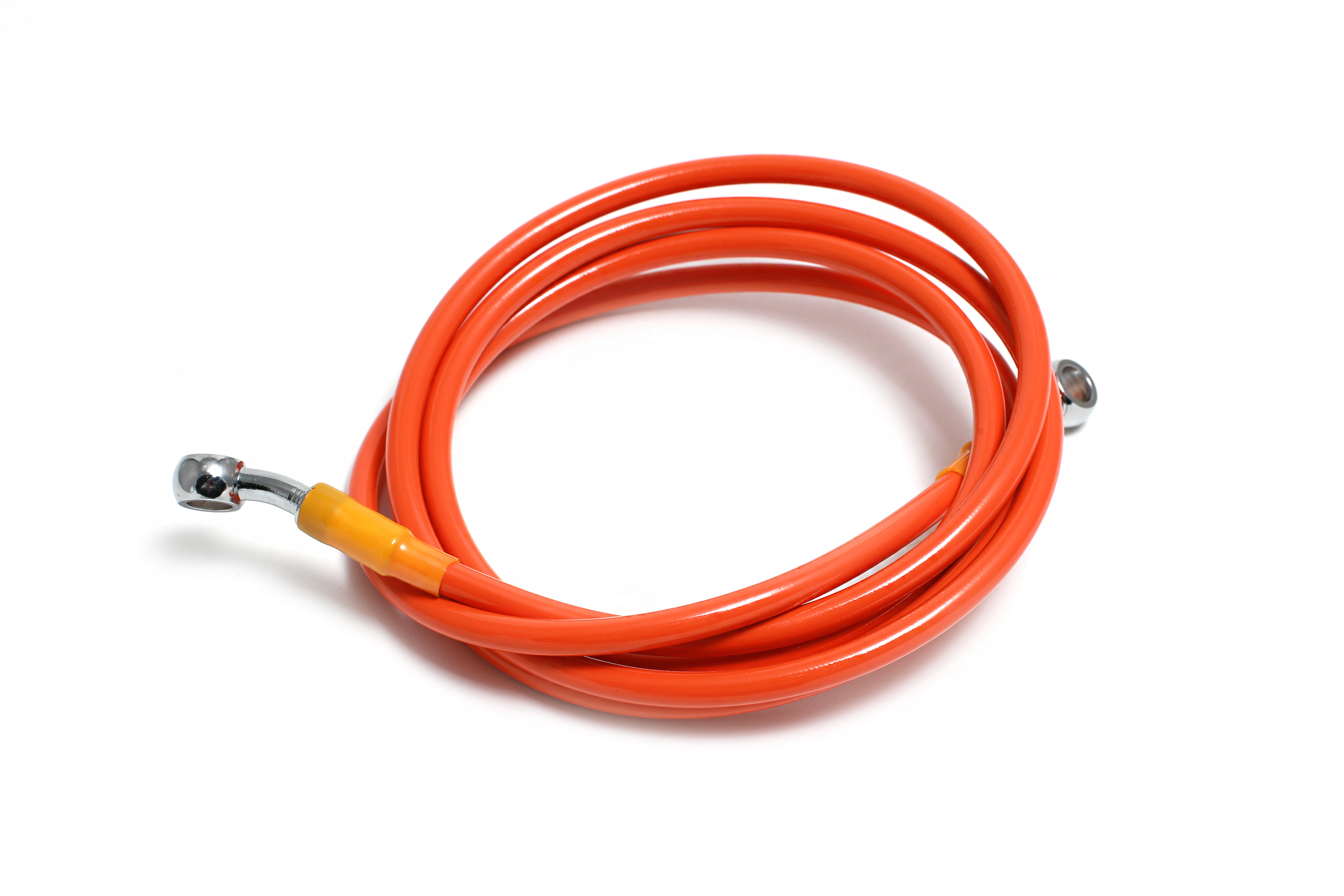 Шланг гидравлический тормозной (армированный) L=2000 d=10мм оранжевый