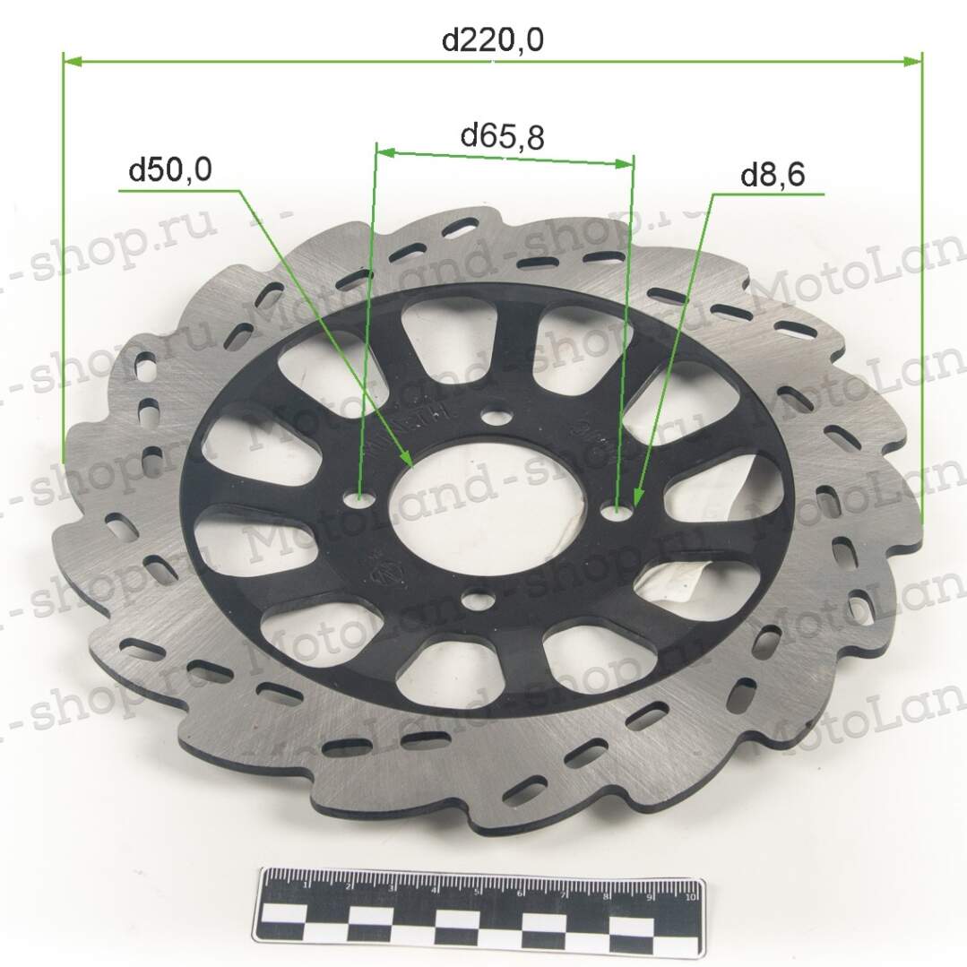 Диск тормозной передний CRF 250/KAYO K1/BSE J1/J2 (220mm)