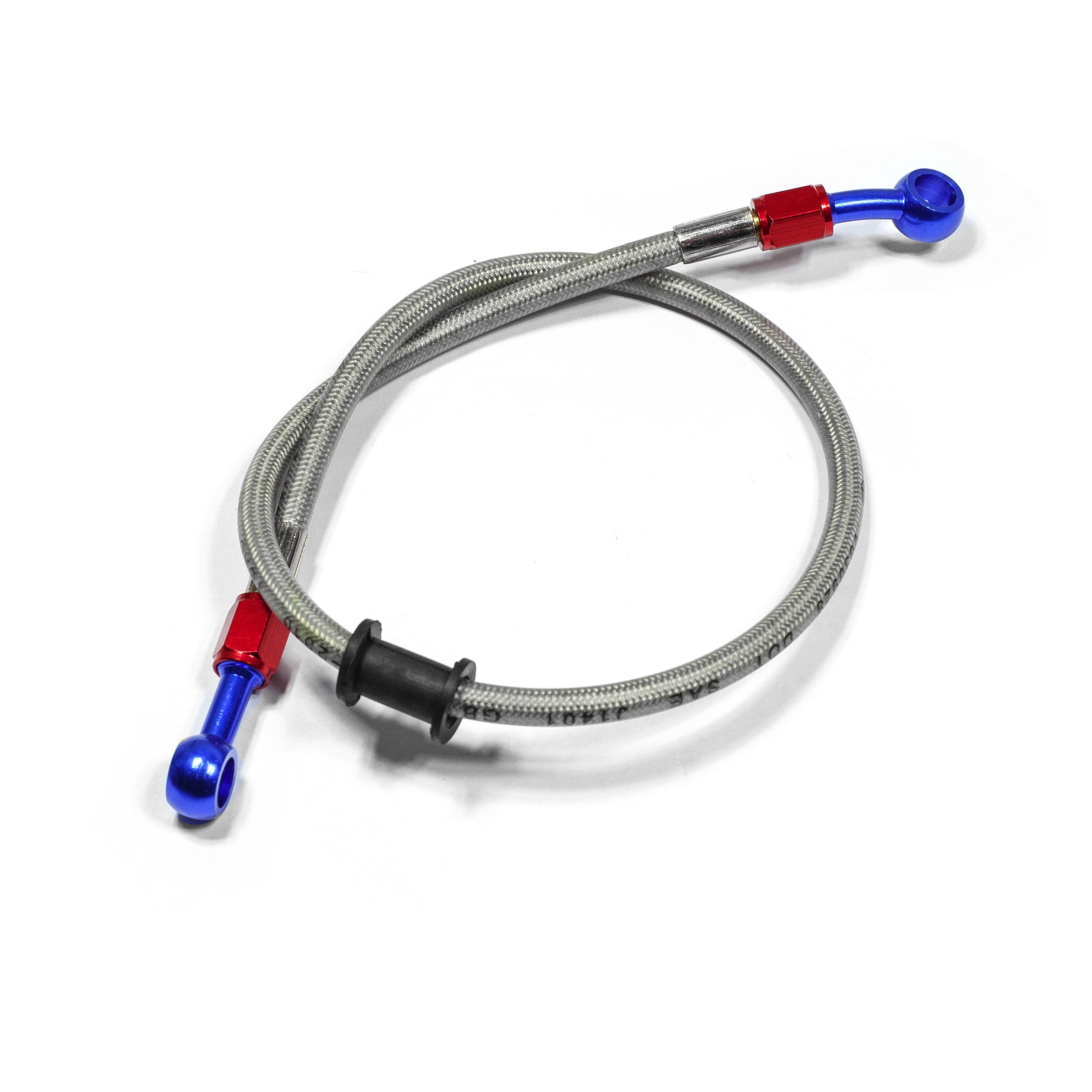 Шланг тормозной армированный L-500 mm M10/прямой - M10/15°