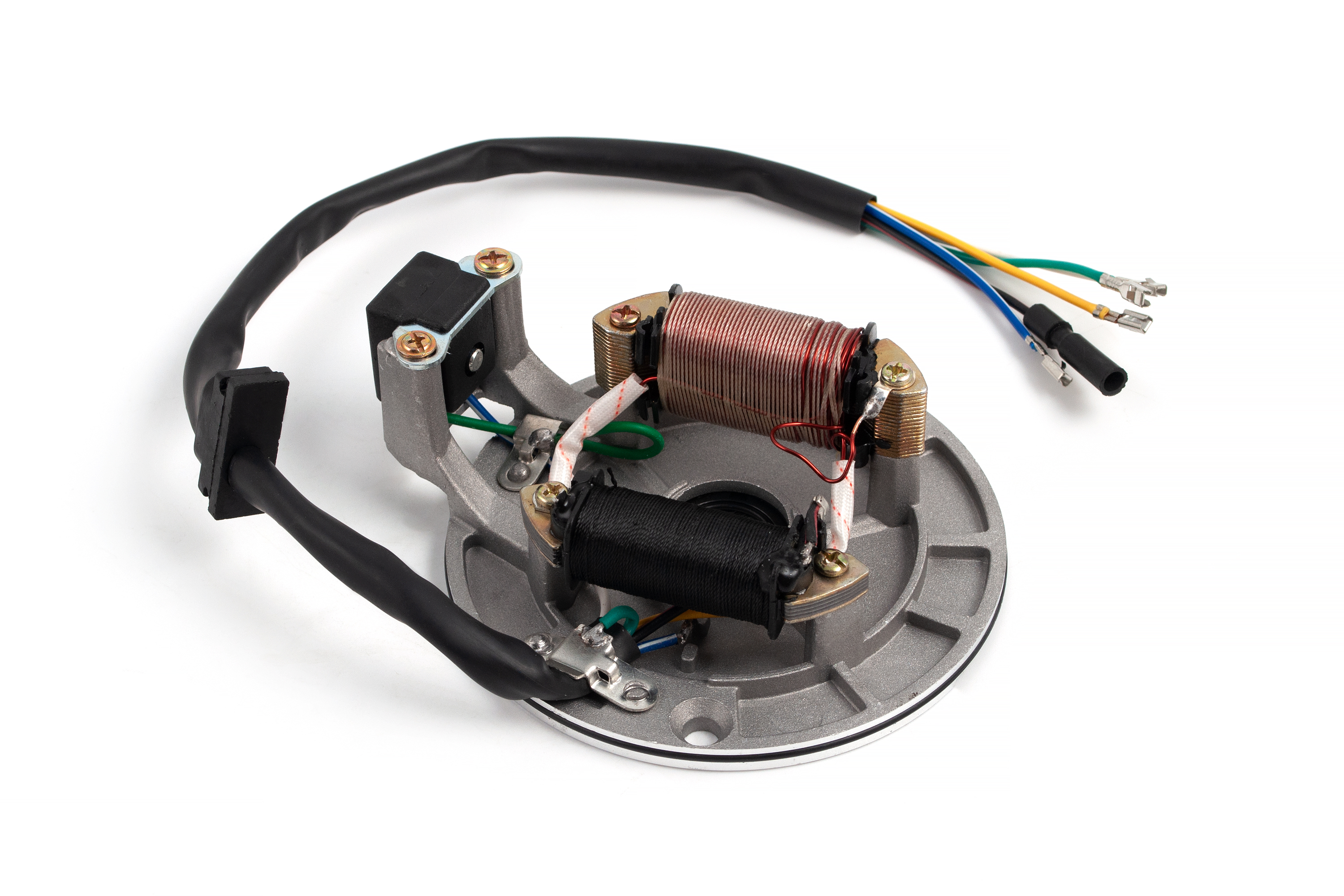 Статор генератора 152-154 FMI 125см3 (2 катушки/двиг. без стартера)