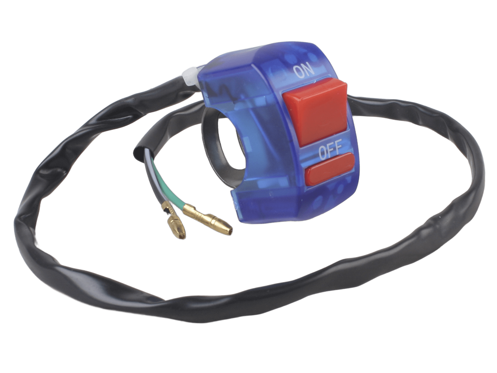 Пульт универсальный стоп двигателя / вкл-выкл фары синий (3 провода)