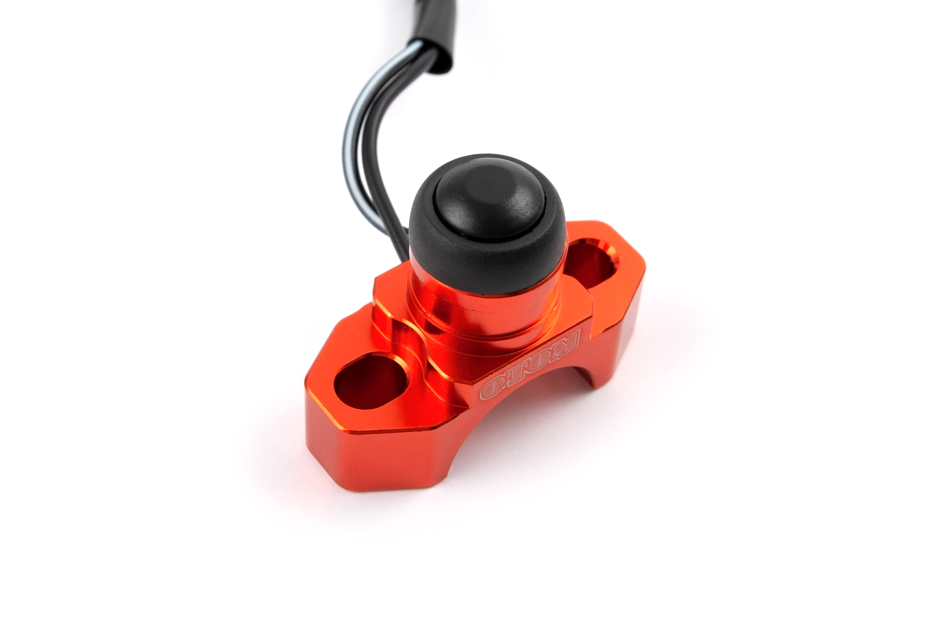 Кнопка старт/стоп двигателя для эндуро мотоцикла OTOM оранжевая