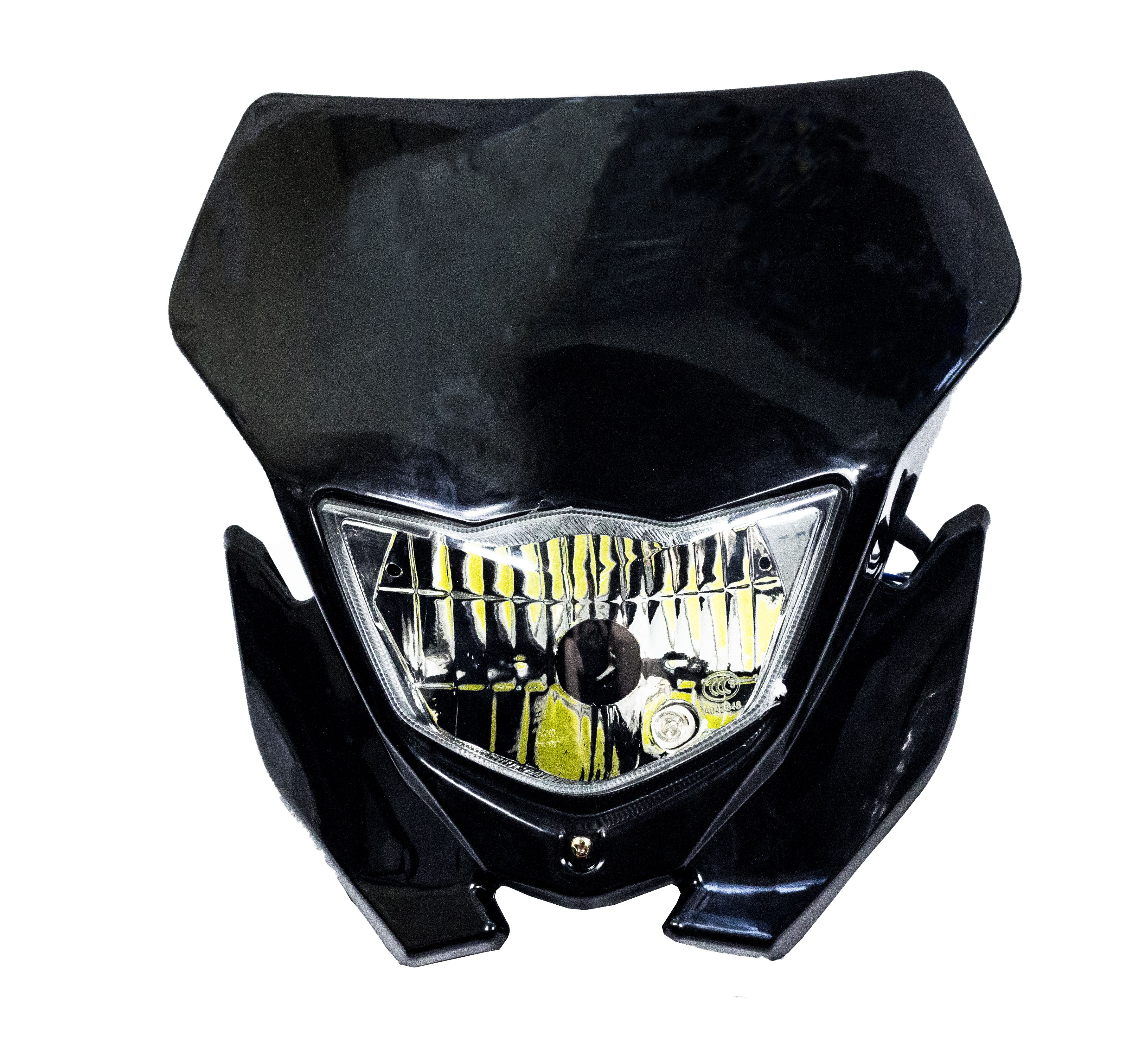 Фара с обтекателем KAYO, (лампа LED) черная