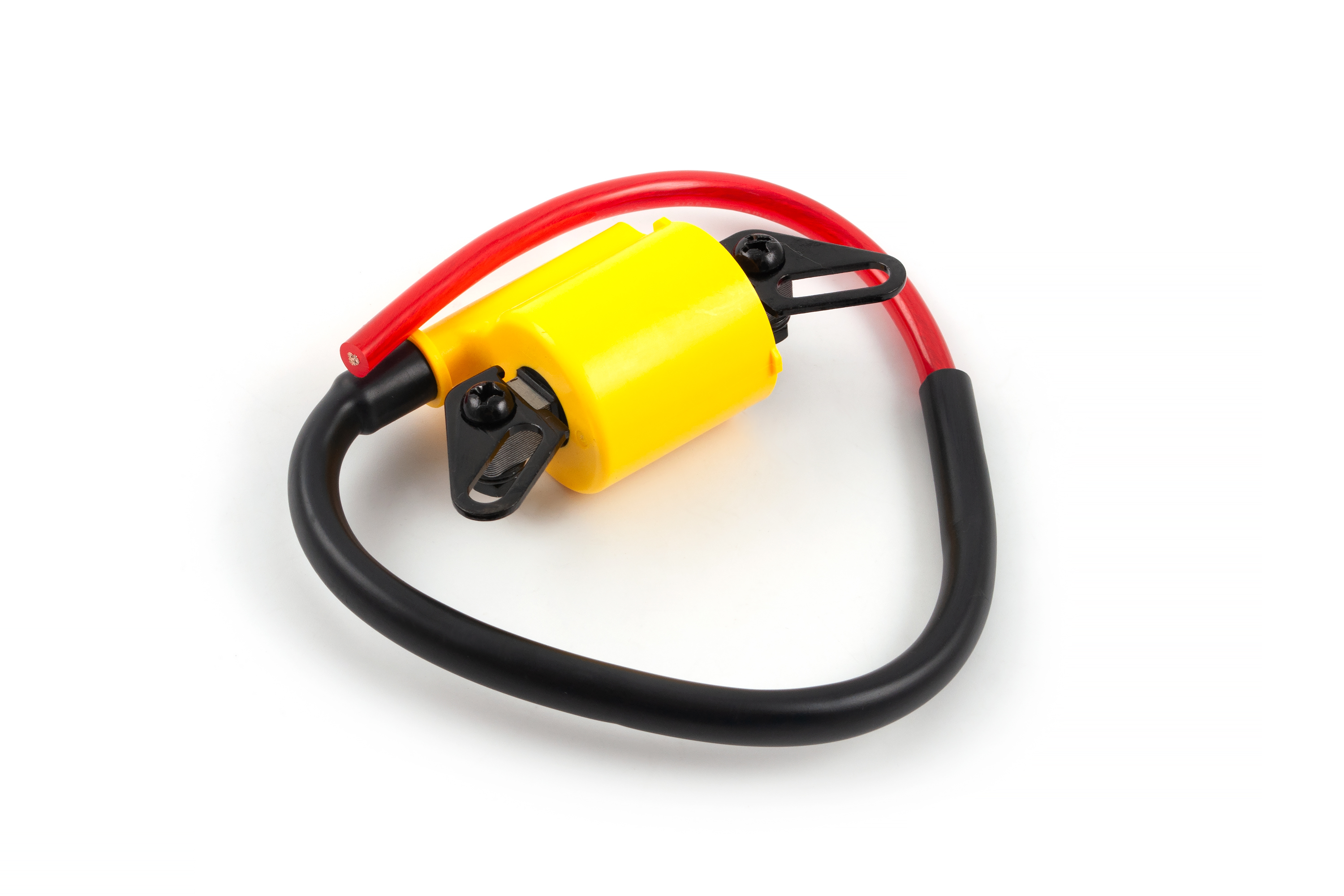 Катушка зажигания для мотоцикла универсальная желтая OTOM