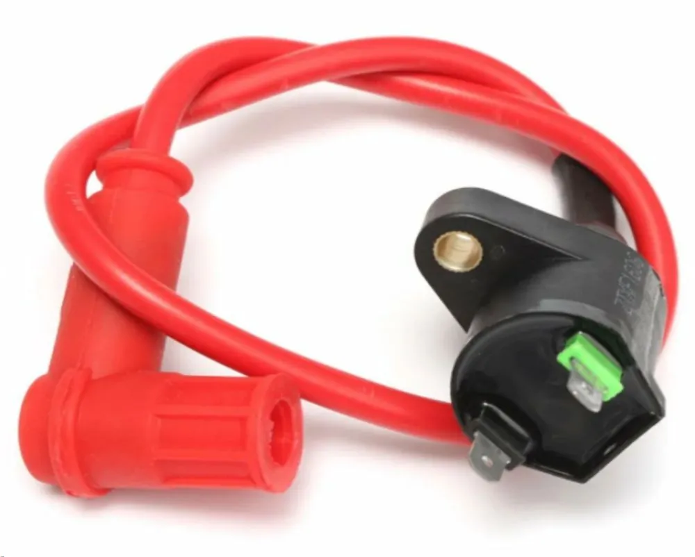 Катушка зажигания (универсальная) красный провод