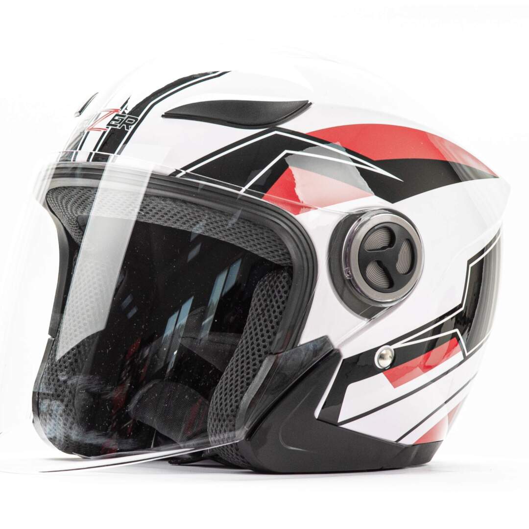 Шлем мото открытый HIZER 219 №1 (L) white