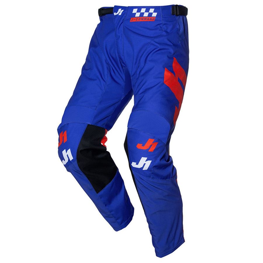 Брюки для мотокросса JUST1 J-COMMAND COMPETITION (синий/красный/белый, 34, 1560035-930-9239)