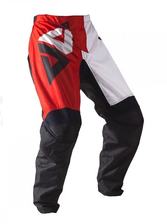 Брюки для мотокросса ATAKI Strike красные/черные XL