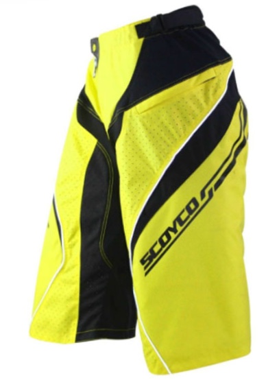 Мотошорты P032 желт. L Scoyco