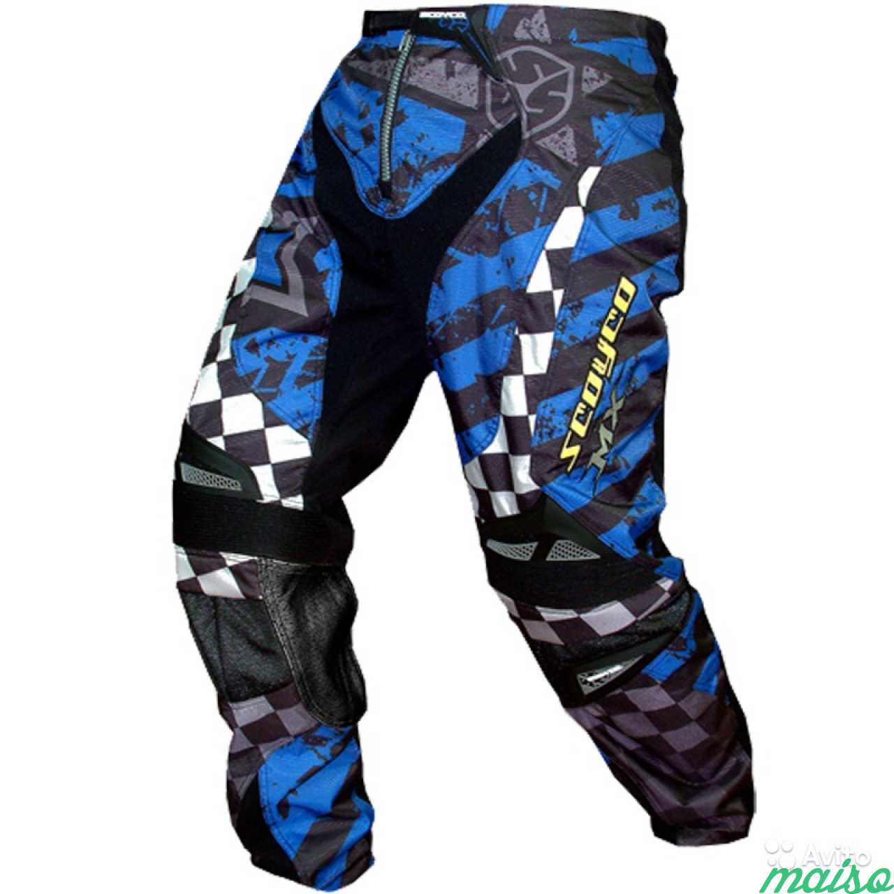 Штаны кросс P022 син. M Scoyco