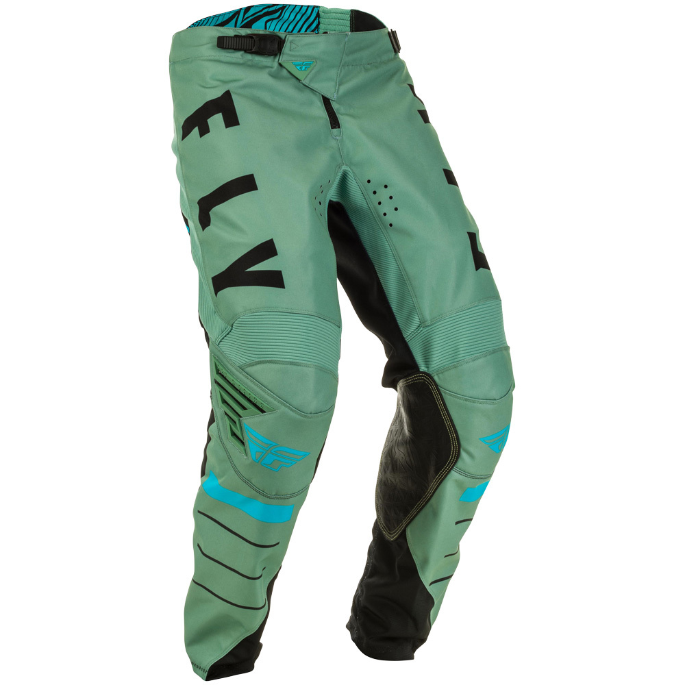 Брюки для мотокросса FLY RACING KINETIC K120 зеленые/черные (2020) 24