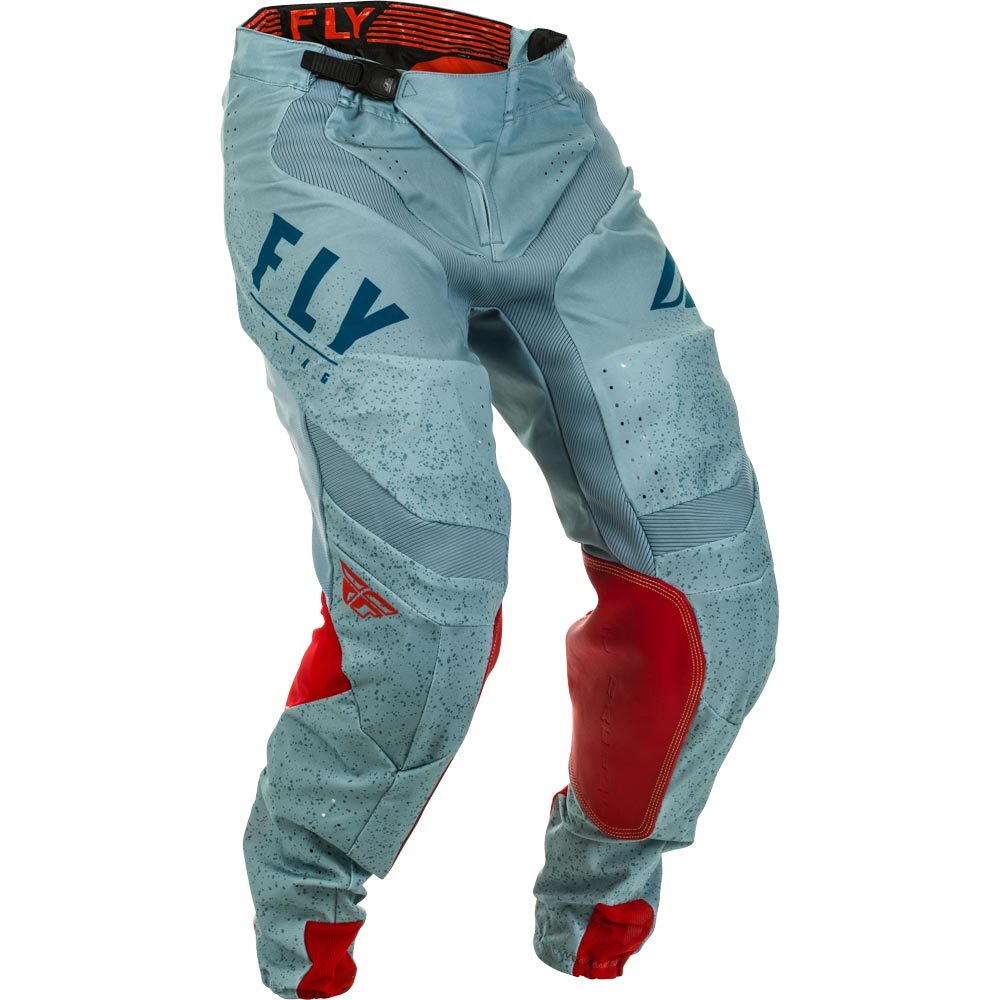 Брюки для мотокросса FLY RACING LITE HYDROGEN красные/серые/синие (2020) 32