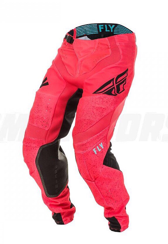 Брюки для мотокросса FLY RACING LITE HYDROGEN розовые/черные/синие (2020) 32