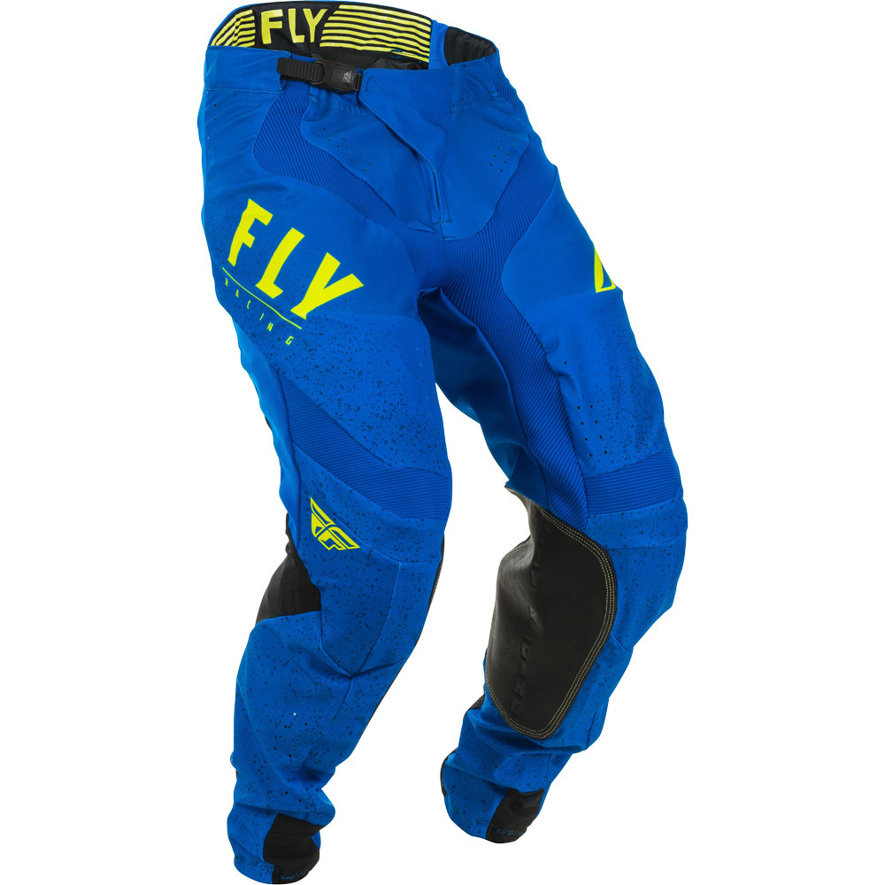 Брюки для мотокросса FLY RACING LITE HYDROGEN синие/черные/Hi-Vis желтые (2020) 32