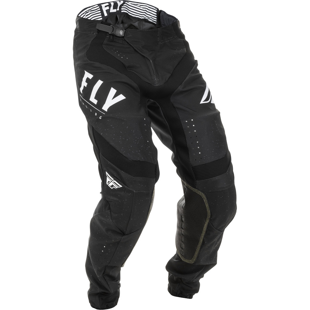 Брюки для мотокросса FLY RACING LITE HYDROGEN черные/белые (2020) 34