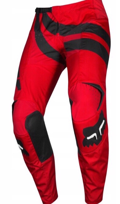 Брюки для мотокросса FOX 180 Cota красные/чёрные 32
