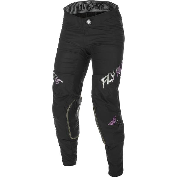 Брюки для мотокросса FLY RACING LITE S.E. черные/серебристые 2021 32