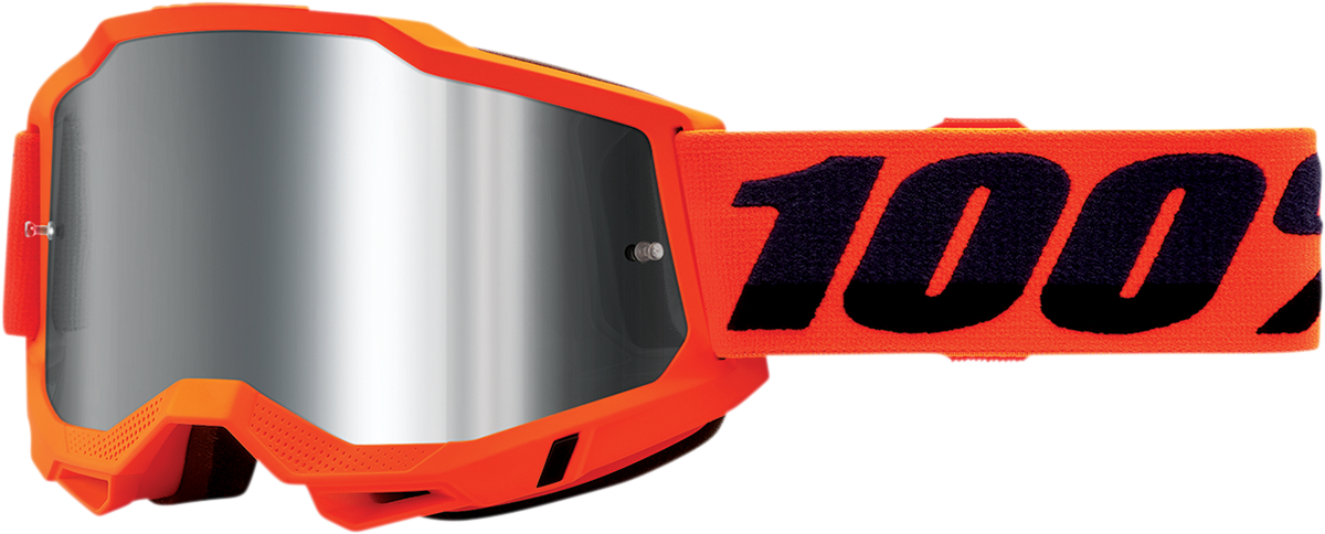 Очки 100% Accuri 2 Goggle Neon Orange / Mirror Silver Lens (50221-252-05)
