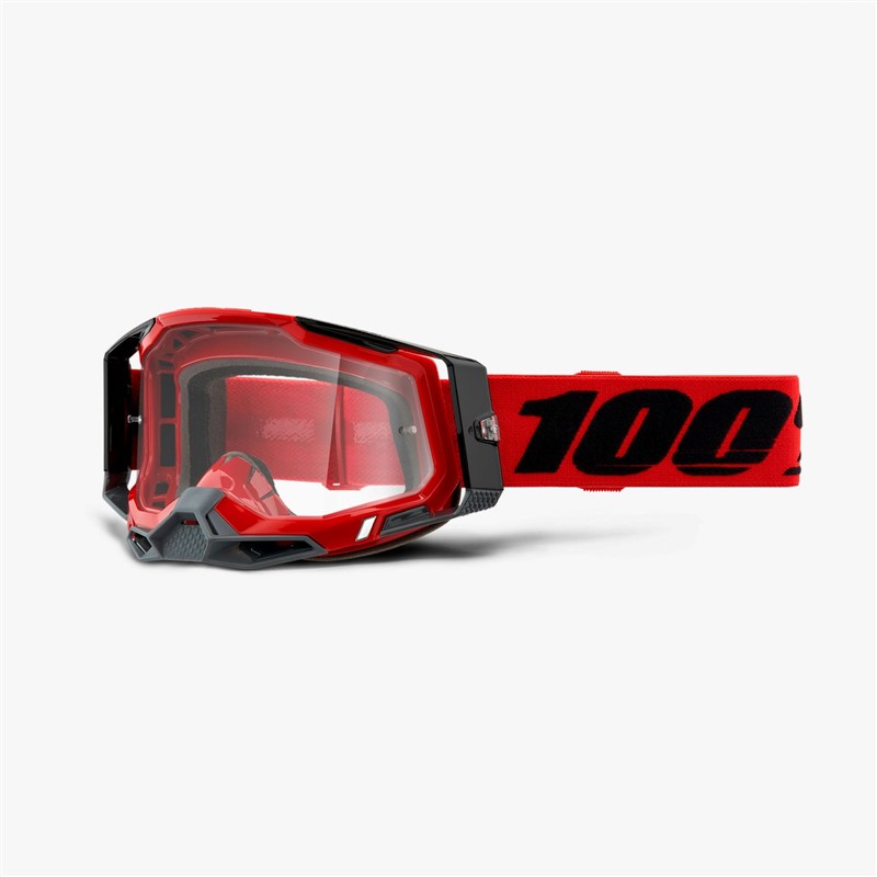 Очки 100% Racecraft 2 Goggle Red / Clear Lens (50121-101-03)