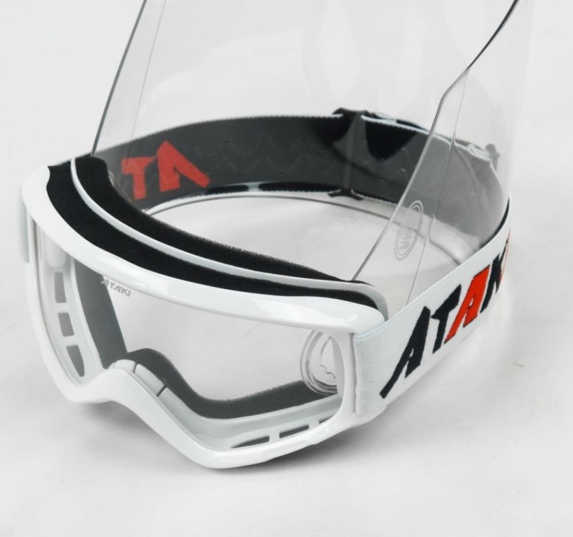 Очки для мотокросса ATAKI HB-319 белые глянцевые