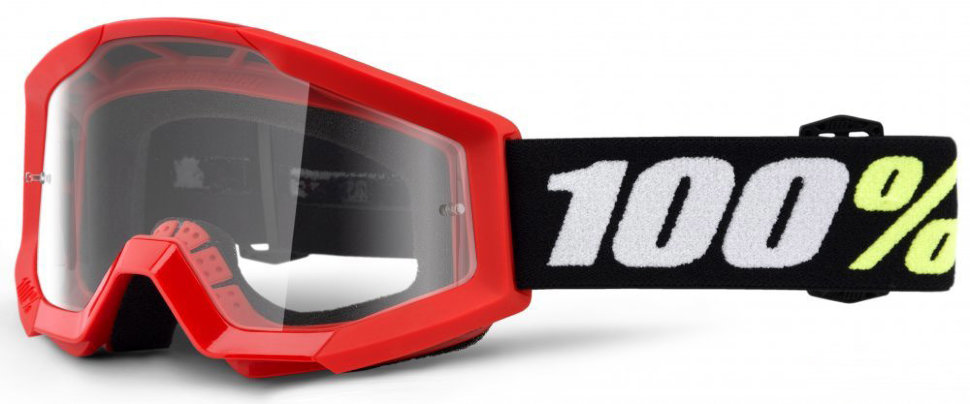 Очки детские 100% Strata Mini Red / Clear Lens (50600-003-02)