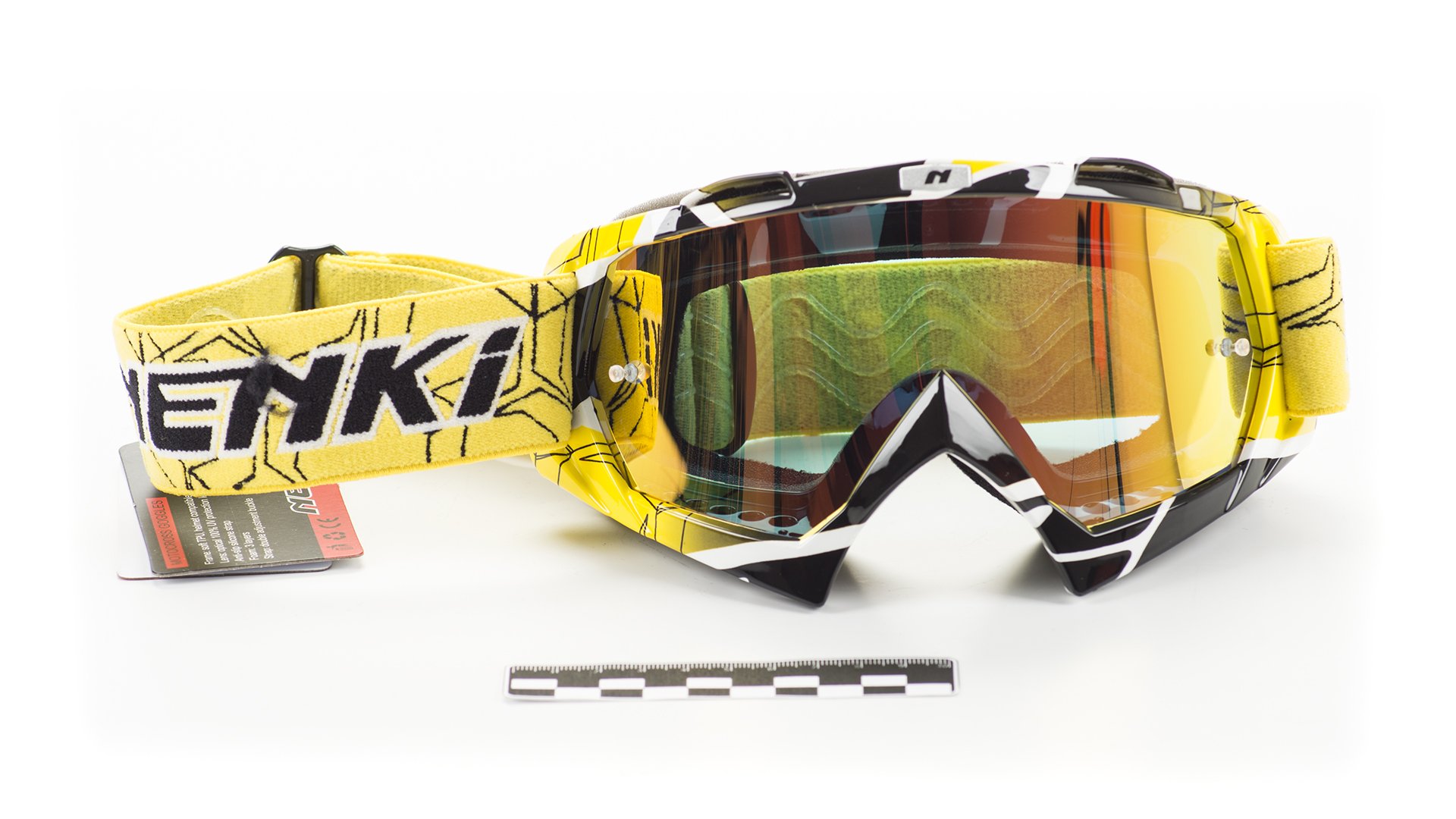 Очки Мотокросс NENKI NK-1019 желтые