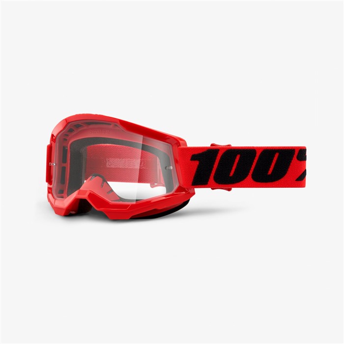 Очки 100% Strata 2 Goggle Red / Clear Lens (50421-101-03)