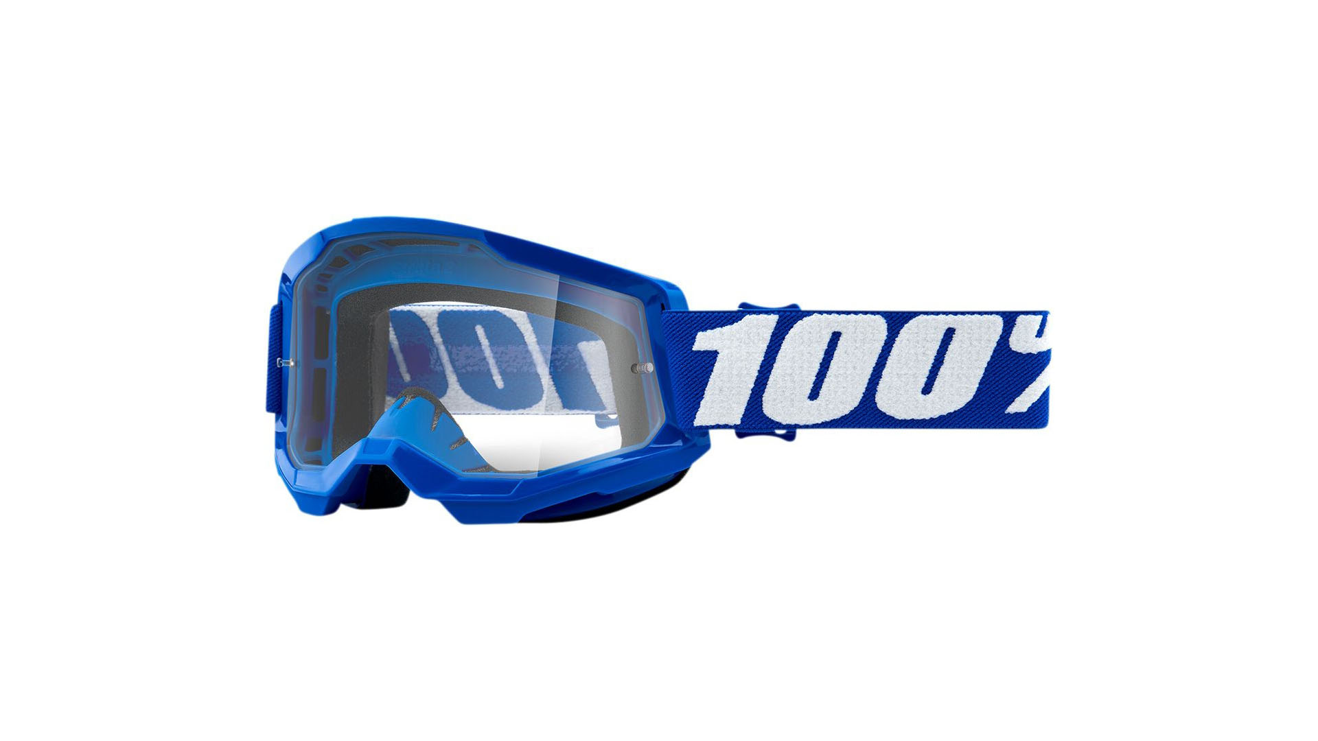 Очки 100% Strata 2 Goggle Blue / Clear Lens (50027-00002)