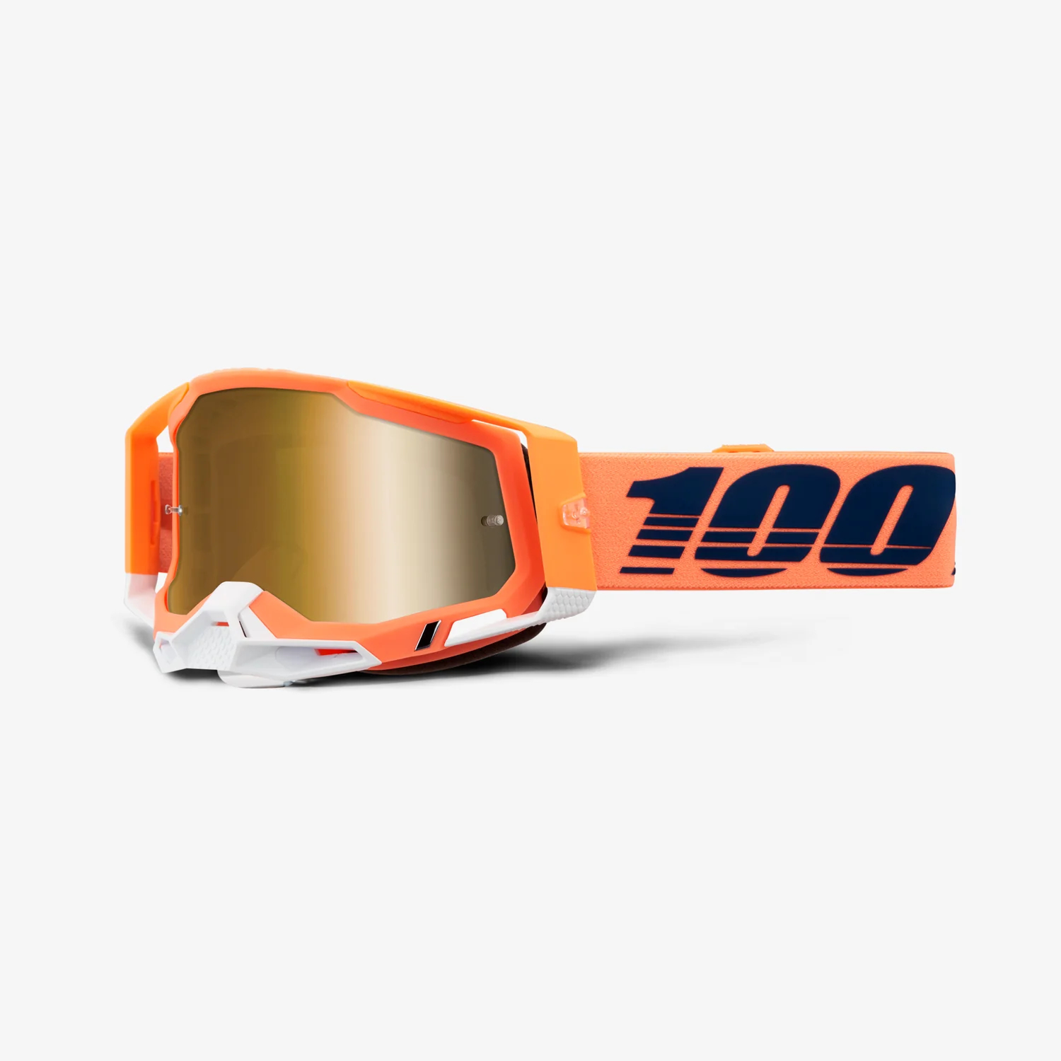 Очки 100% Racecraft 2 Goggle Coral / Mirror True Gold Lens (50010-00018)