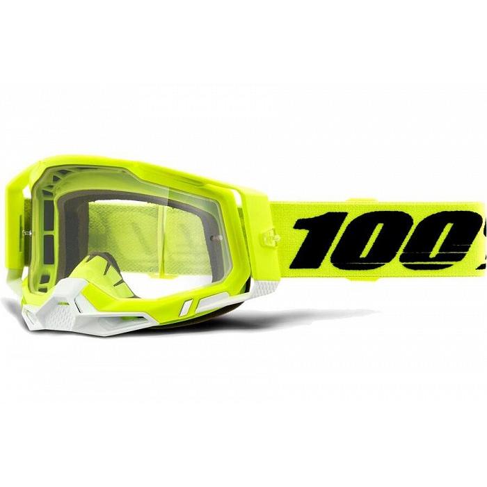 Очки 100% Racecraft 2 Goggle Yellow / Clear Lens (50121-101-04)