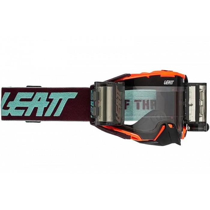 Очки Leatt Velocity 6.5 Roll-Off Neon Orange Clear 83% (8021700520)